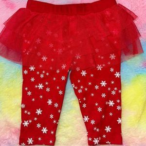 Girls Christmas pants size 3 months
